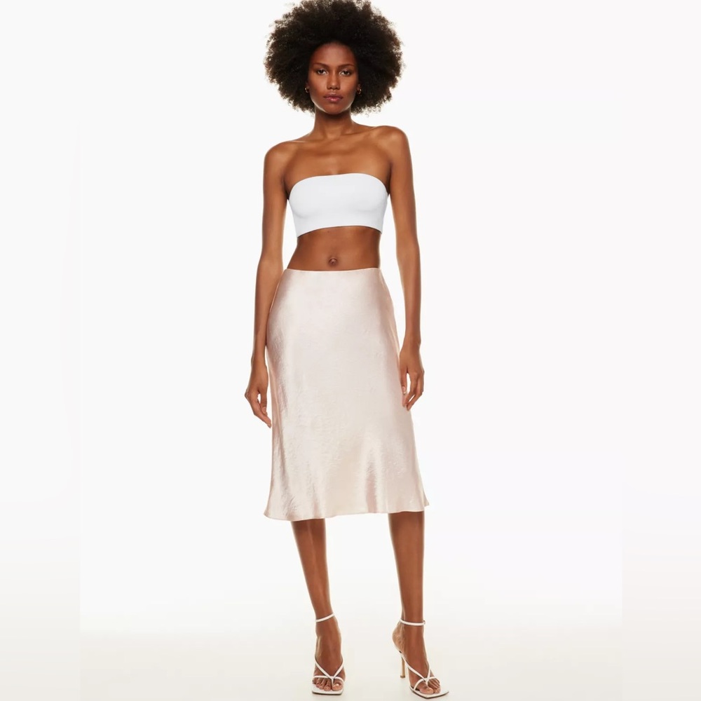 Aritzia Babaton Slip Midi Skirt Denude